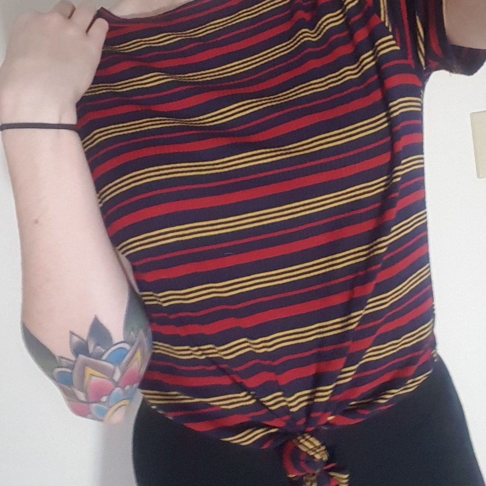 Petit Gateau Striped Tee Shirt